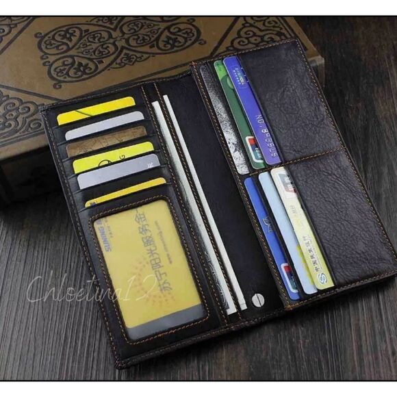 🎉HP🎉Men Leather Biker wallet card holder with chain - Picture 3 of 9